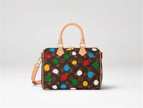 louis vuitton painted dots bag